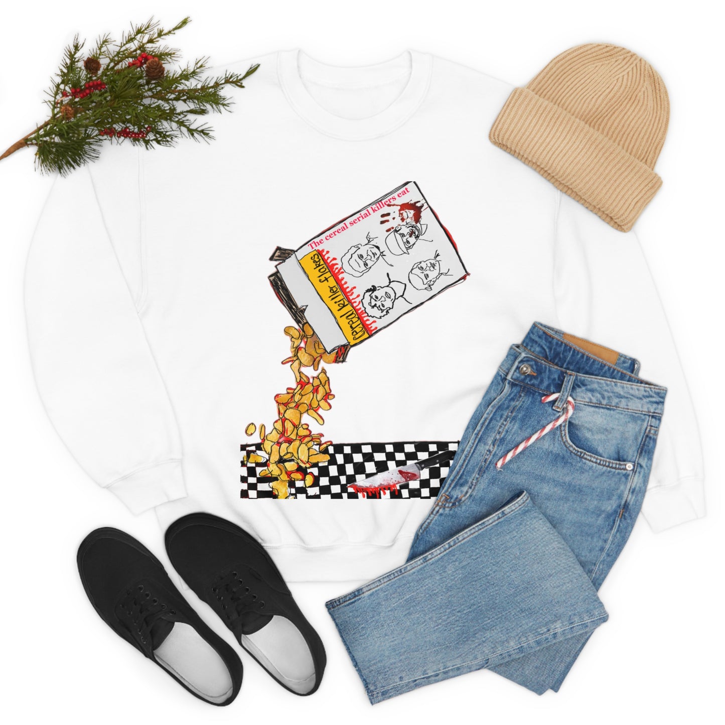 Serial Killer Flakes Crewneck