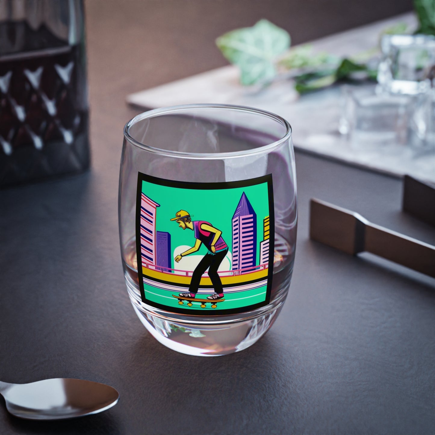 Sk8er Boi Whiskey Glass
