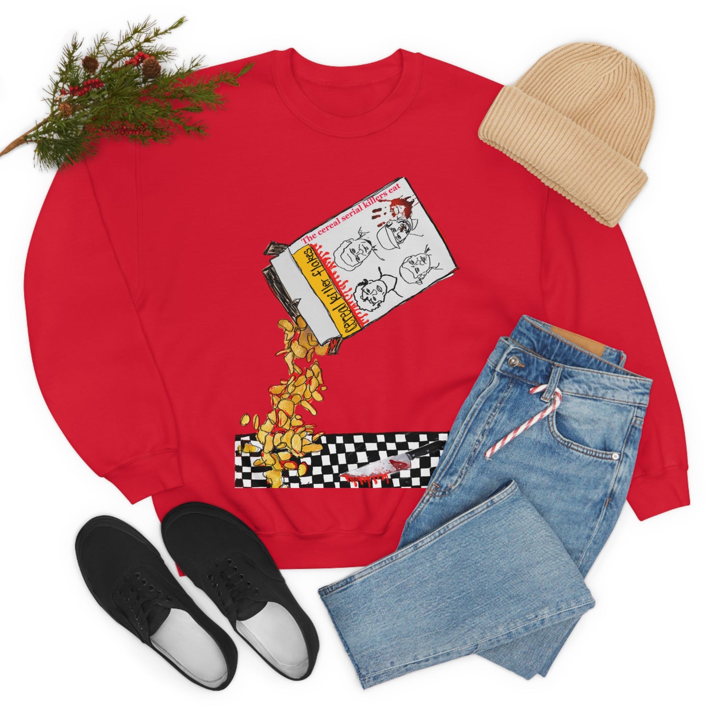 Serial Killer Flakes Crewneck