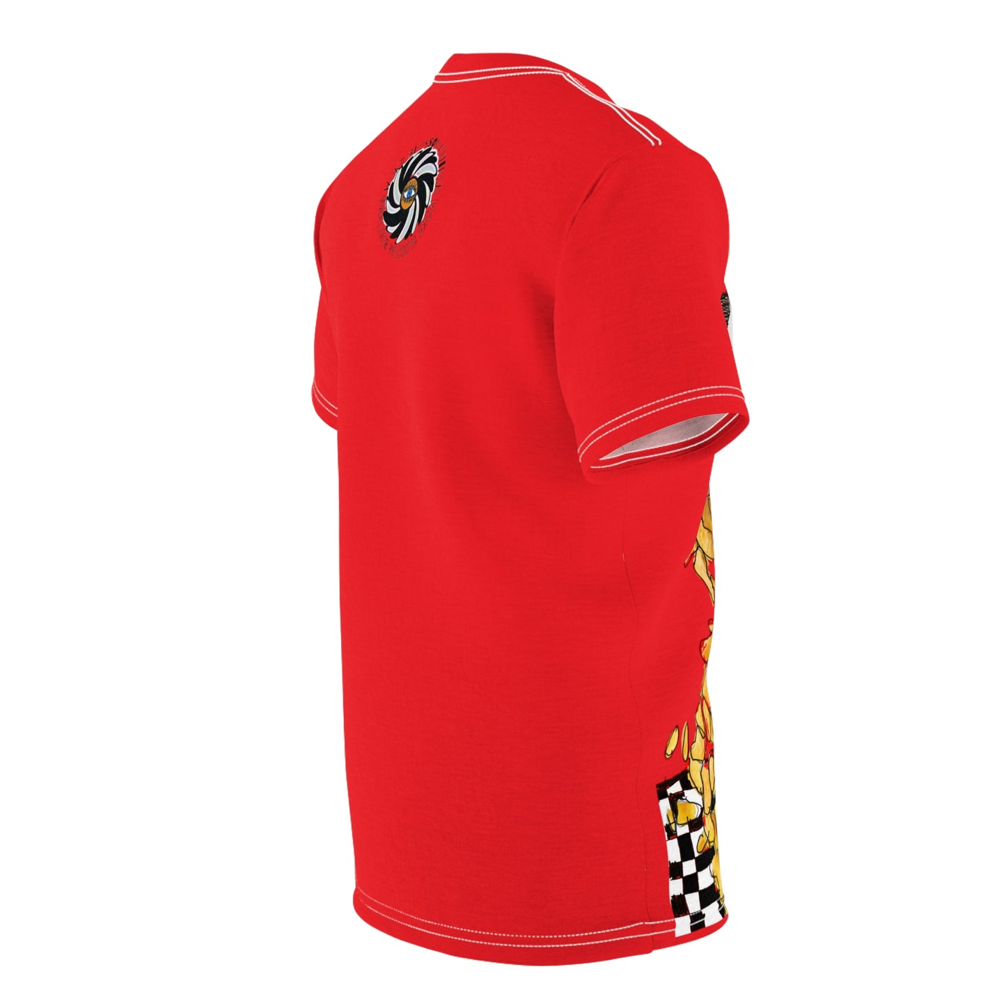 Serial Killer Flakes Full Print Red Tee