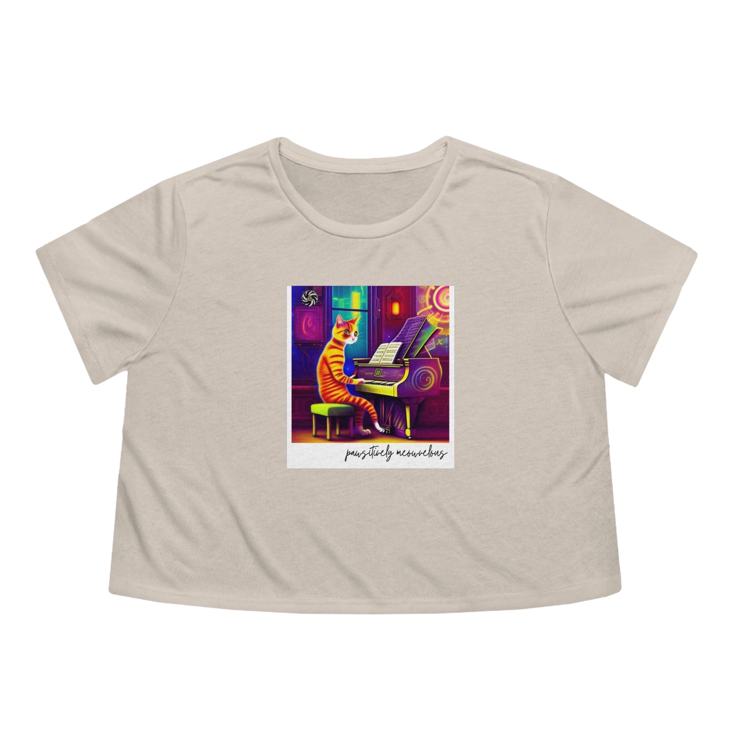 Pawsitively Meowvelous Crop Tee