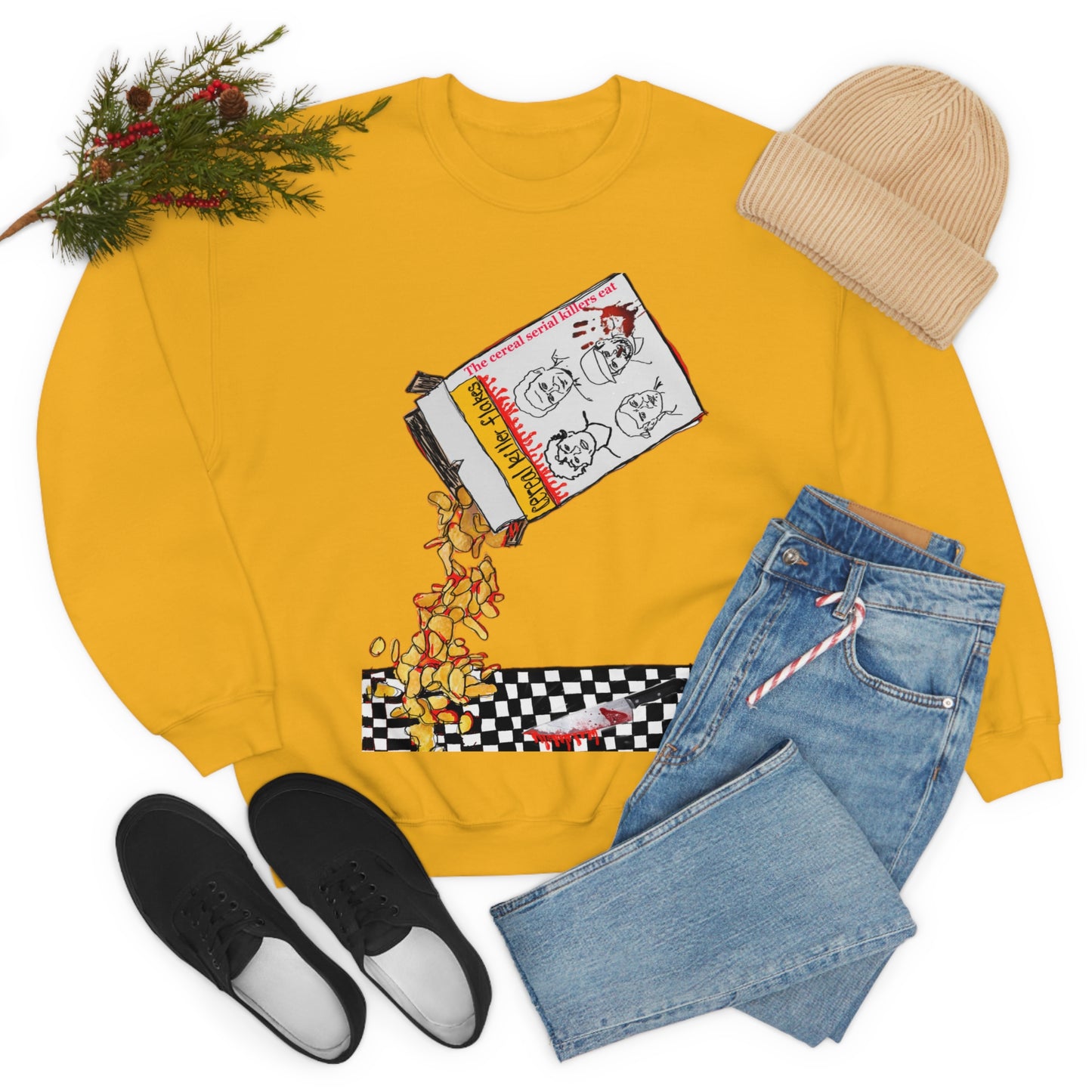 Serial Killer Flakes Crewneck