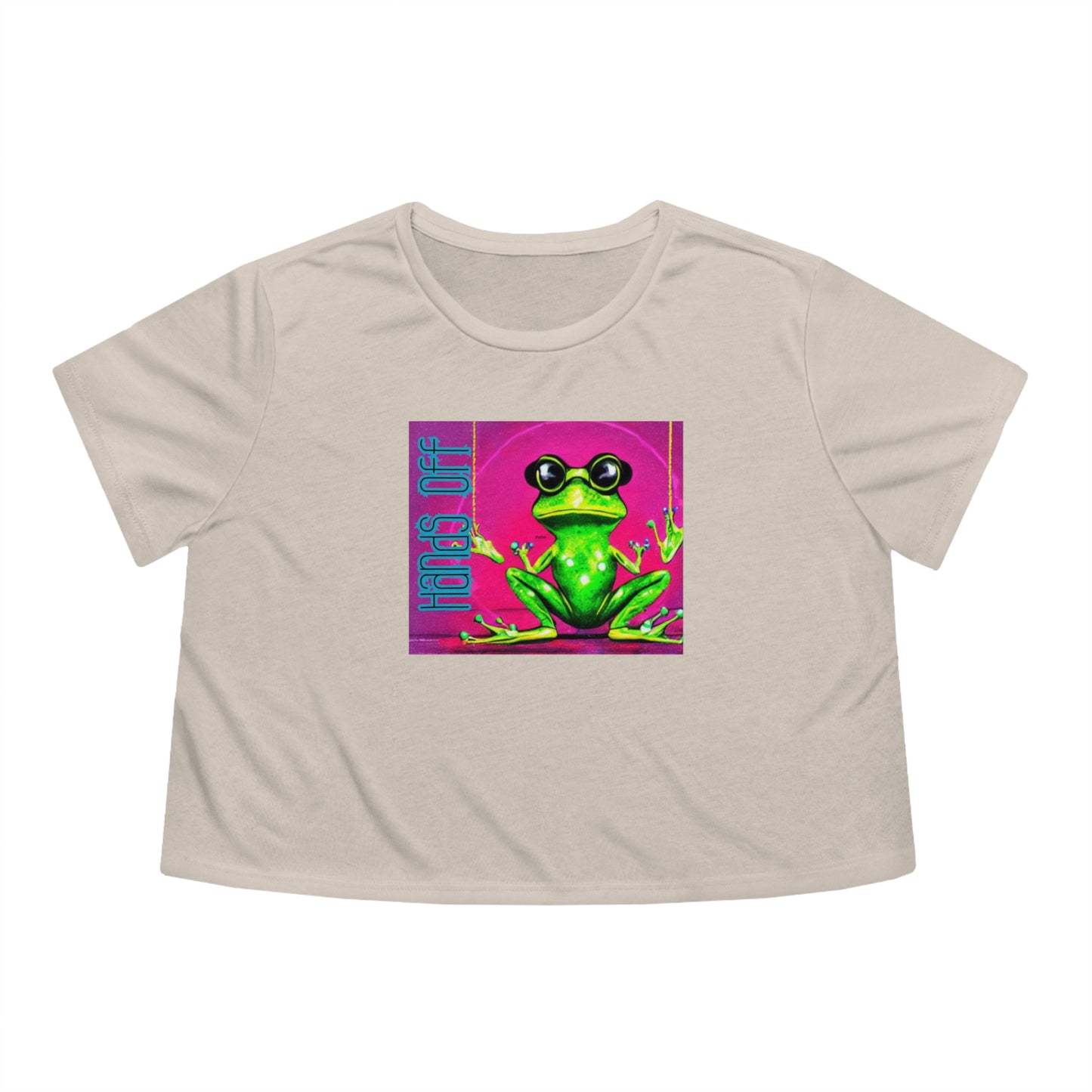 Hands Off, Frog Crop Tee