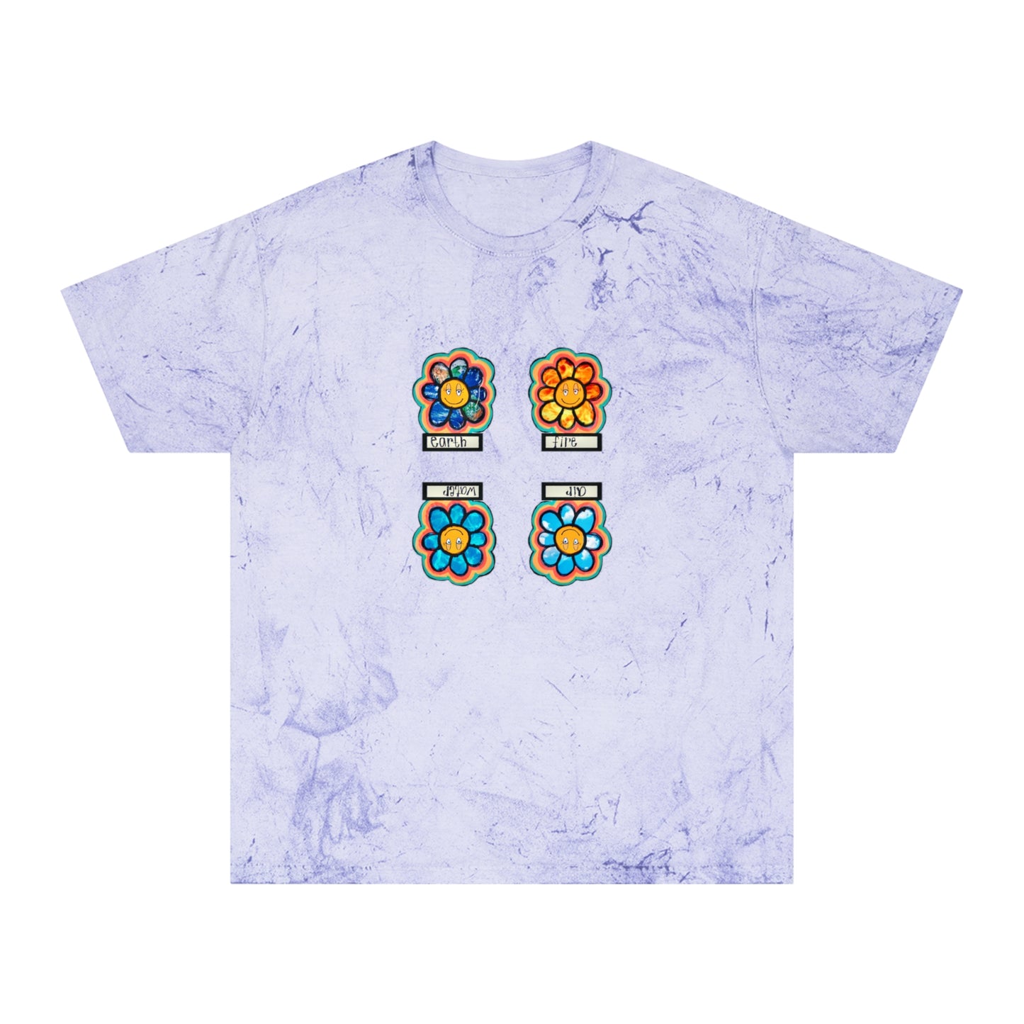 Elemental Flowers Tie-dyed Tee