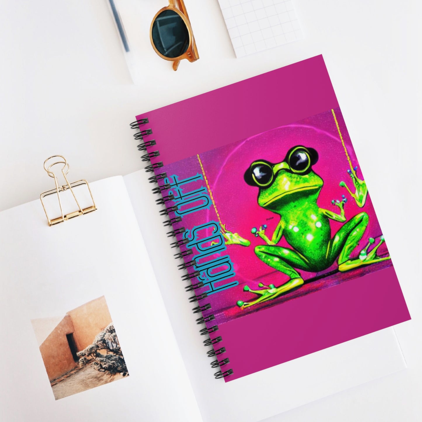 Hands Off, Frog Notebook
