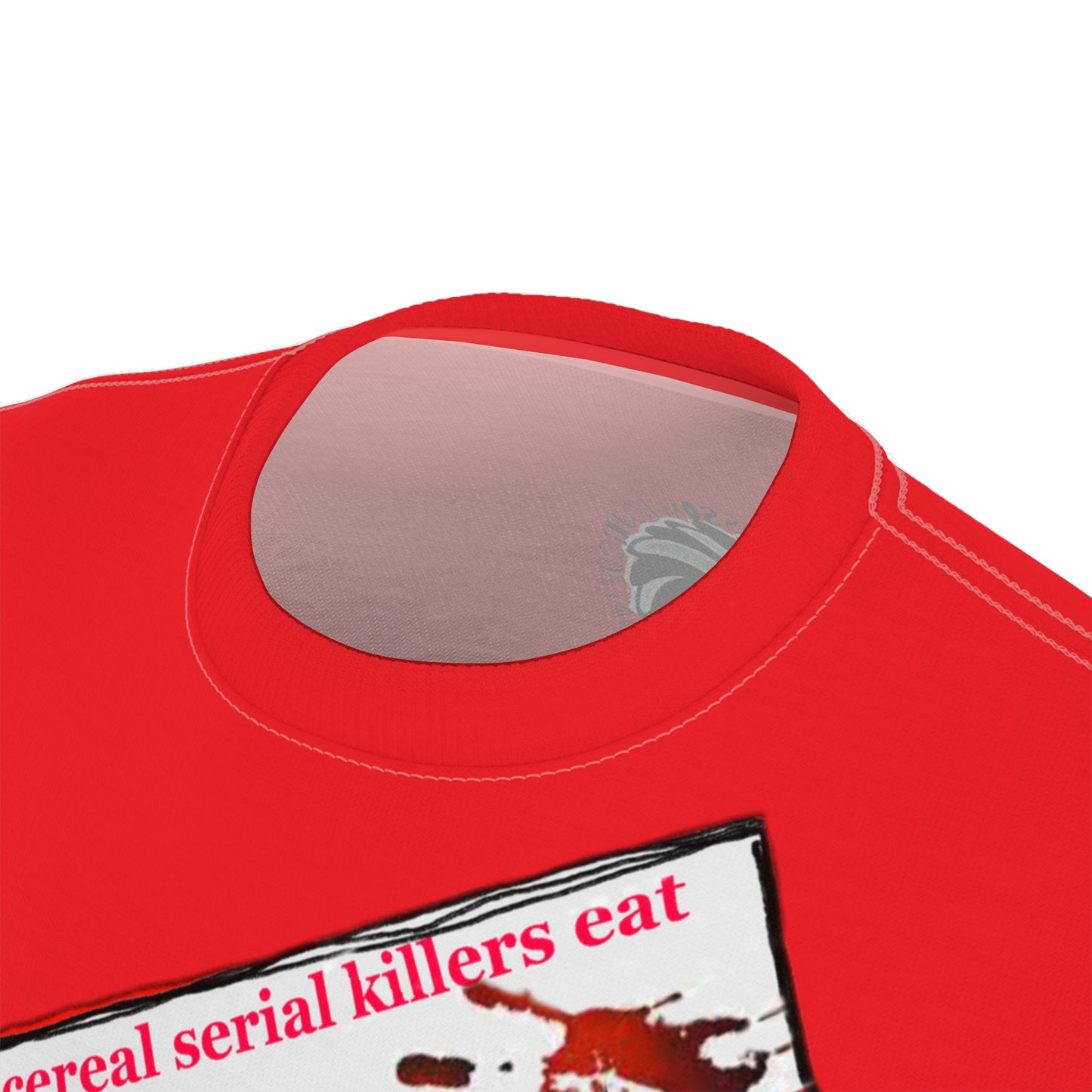 Serial Killer Flakes Full Print Red Tee