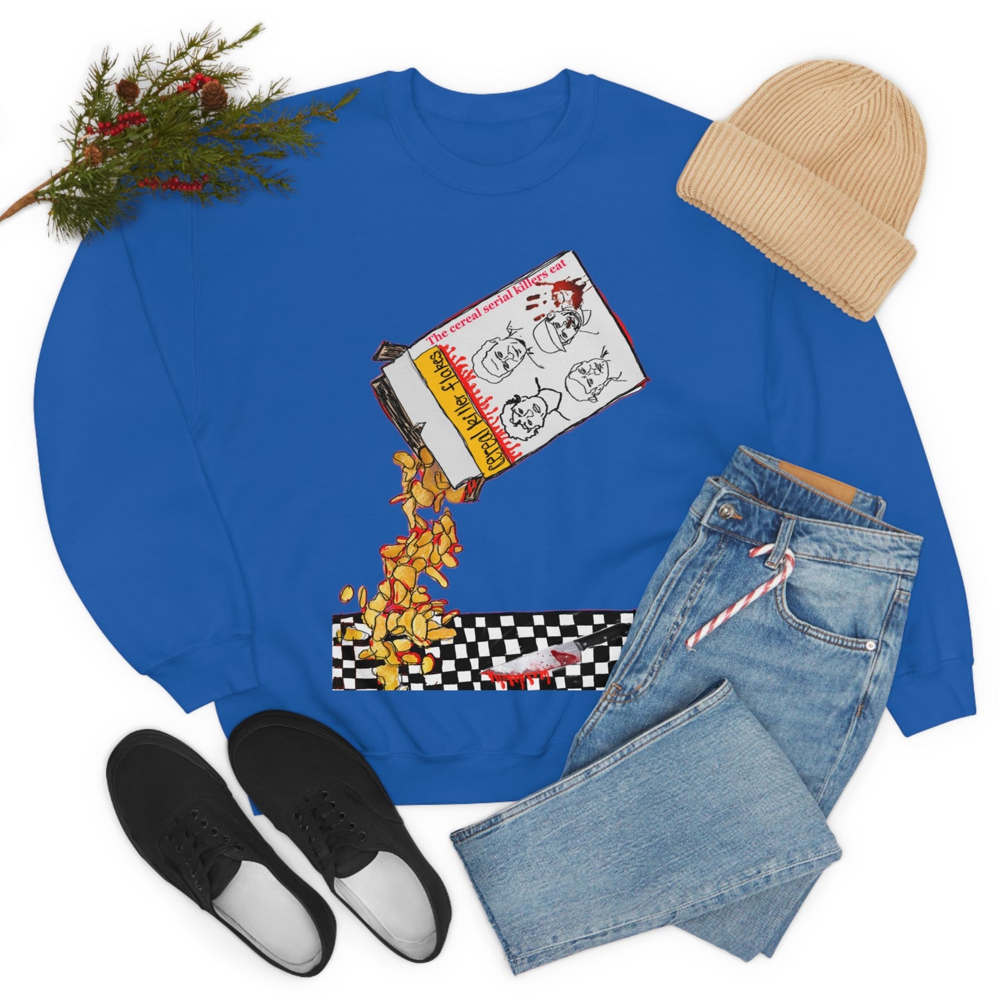 Serial Killer Flakes Crewneck