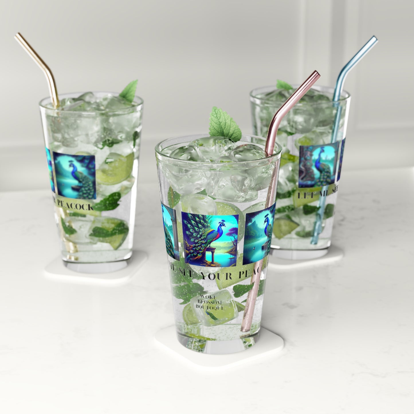 Let Me See Your Peacock Glass
