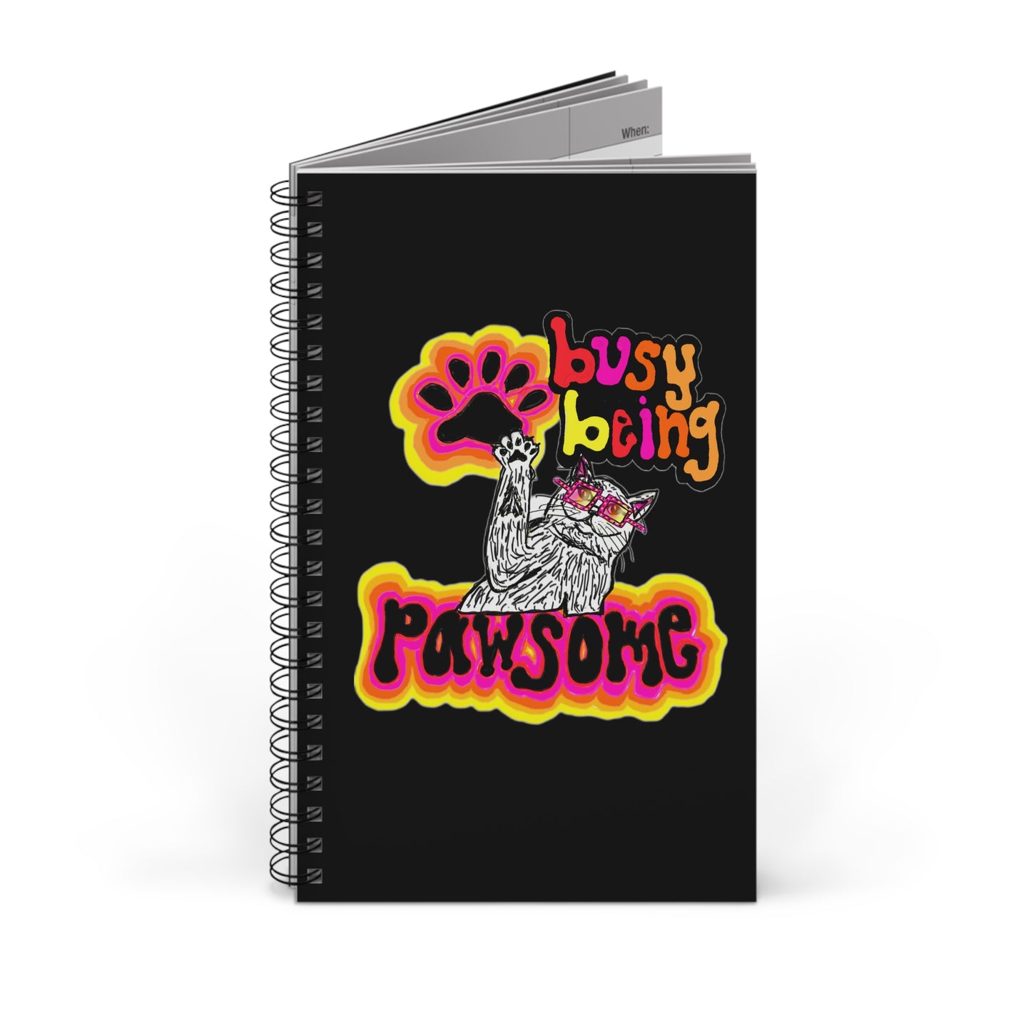 Busy Being Pawsome Notebook