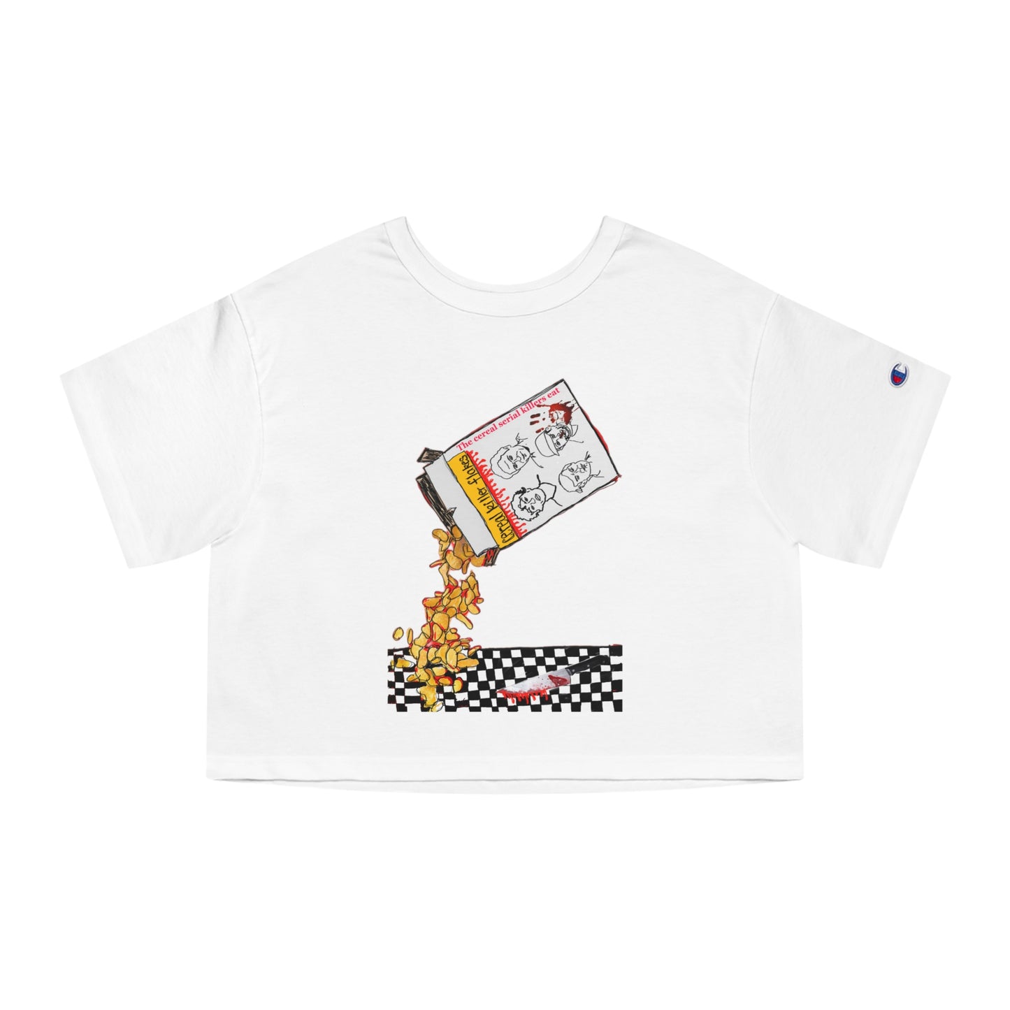 Serial Killer Flakes Crop Tee