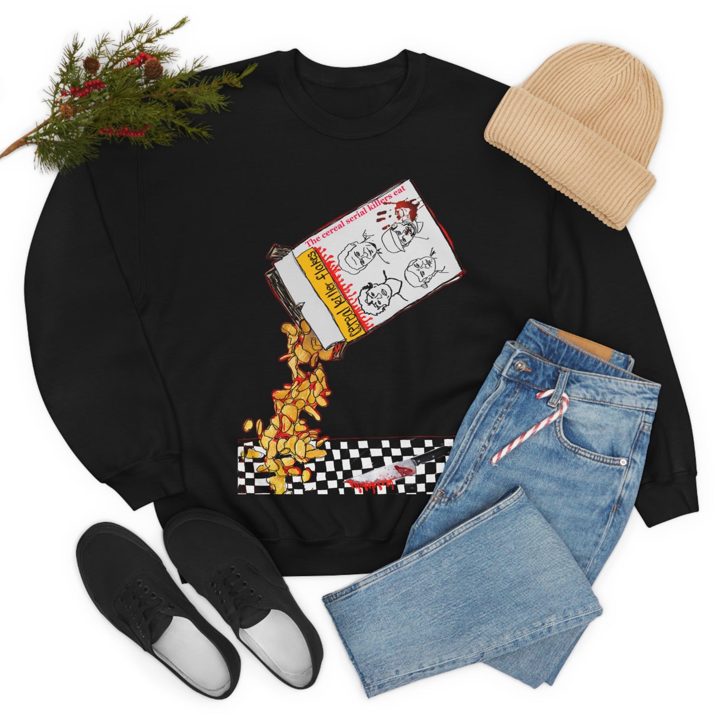 Serial Killer Flakes Crewneck