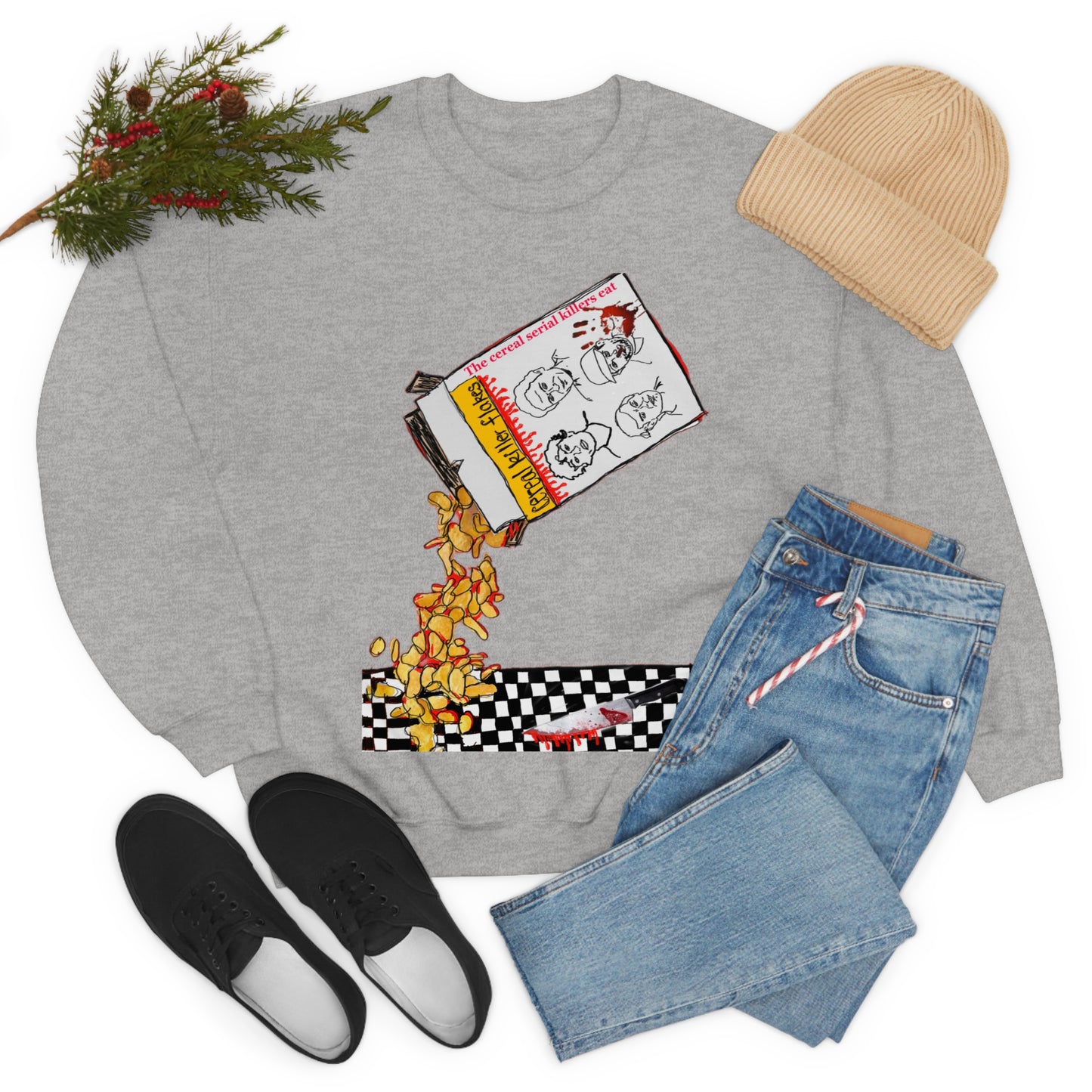 Serial Killer Flakes Crewneck