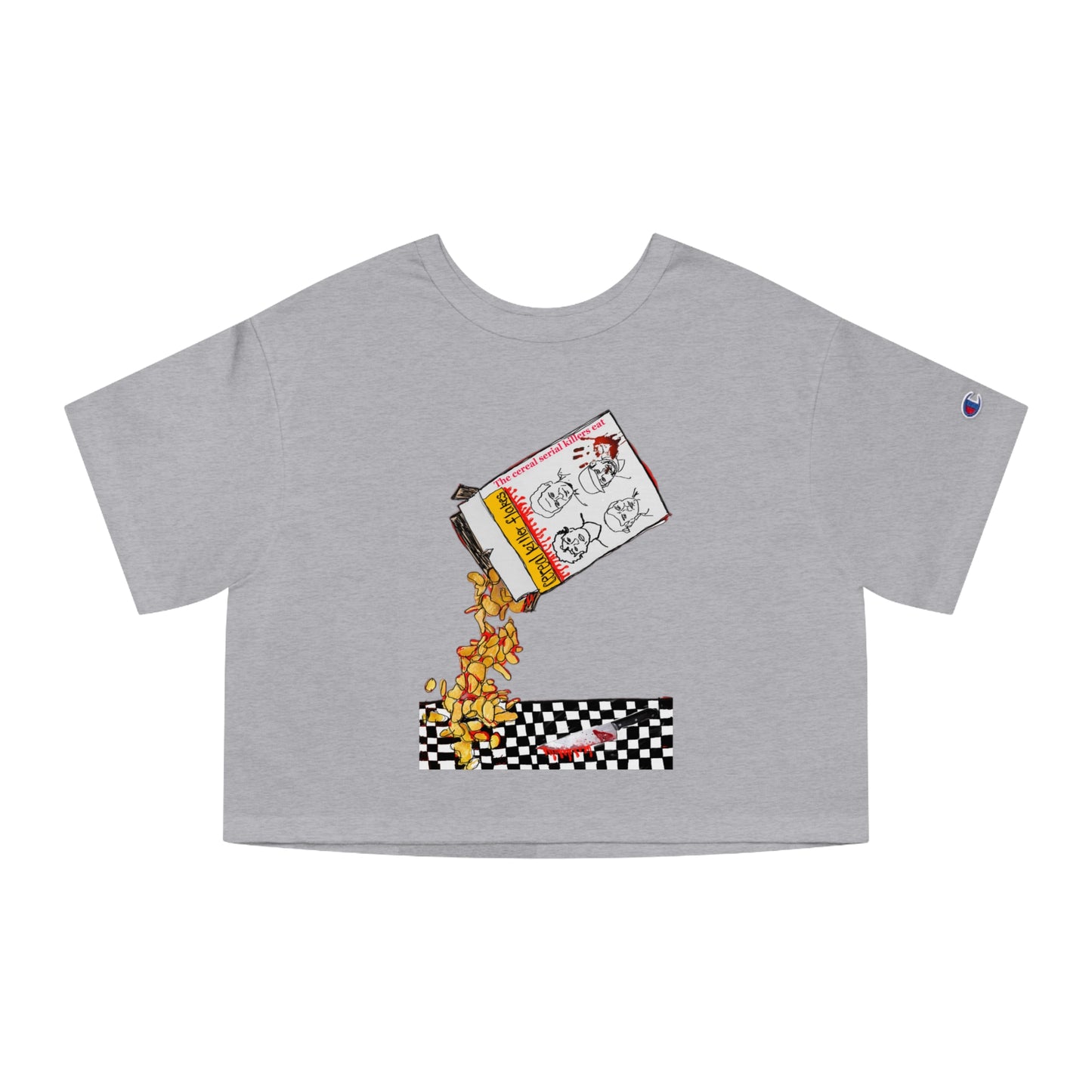 Serial Killer Flakes Crop Tee