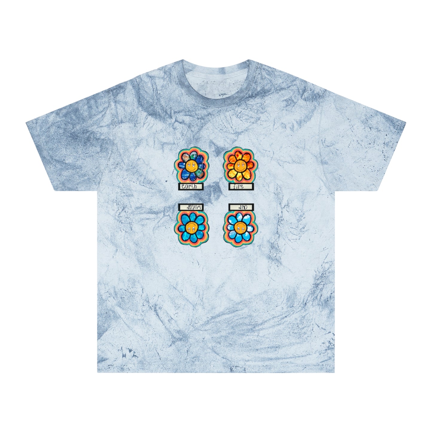 Elemental Flowers Tie-dyed Tee