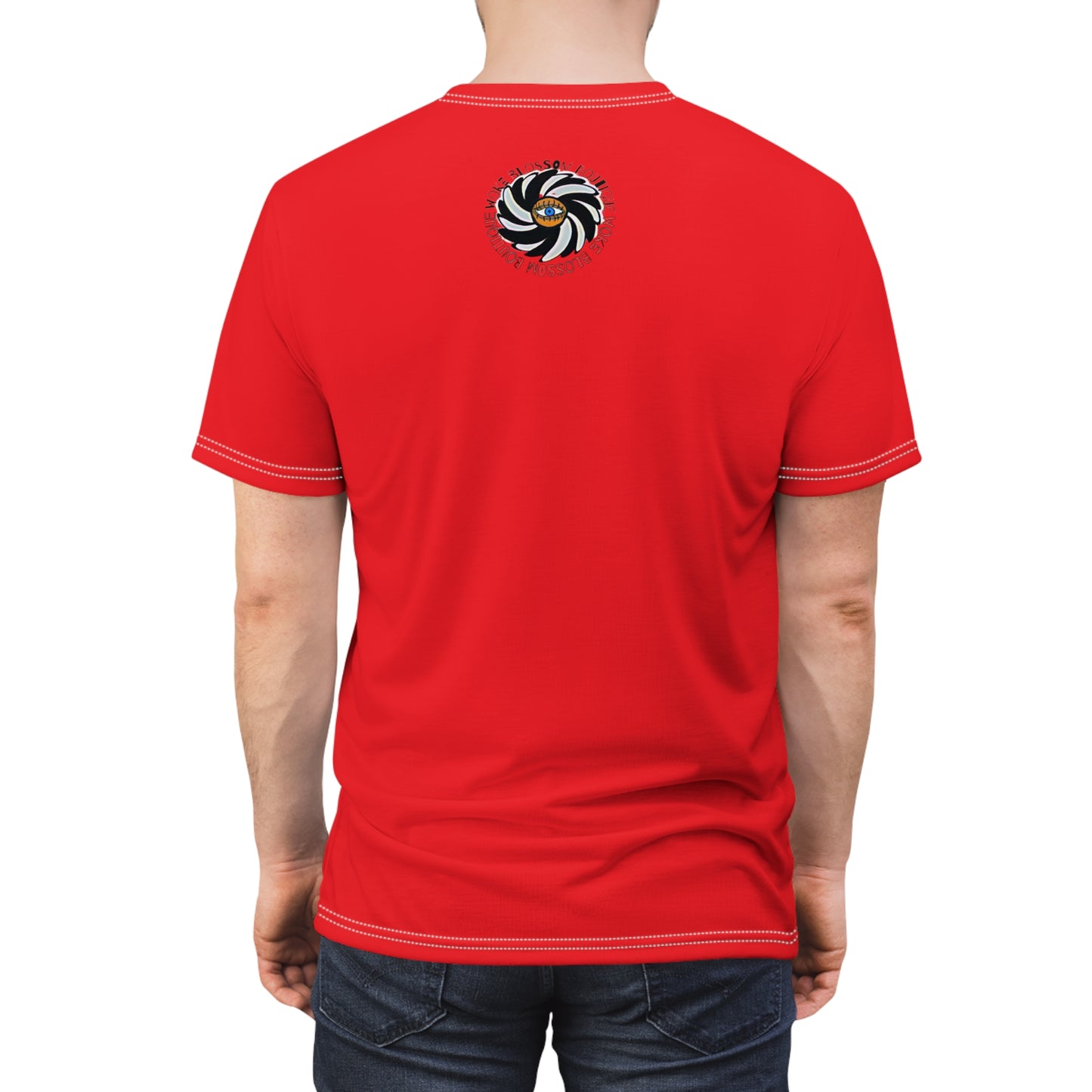 Serial Killer Flakes Full Print Red Tee