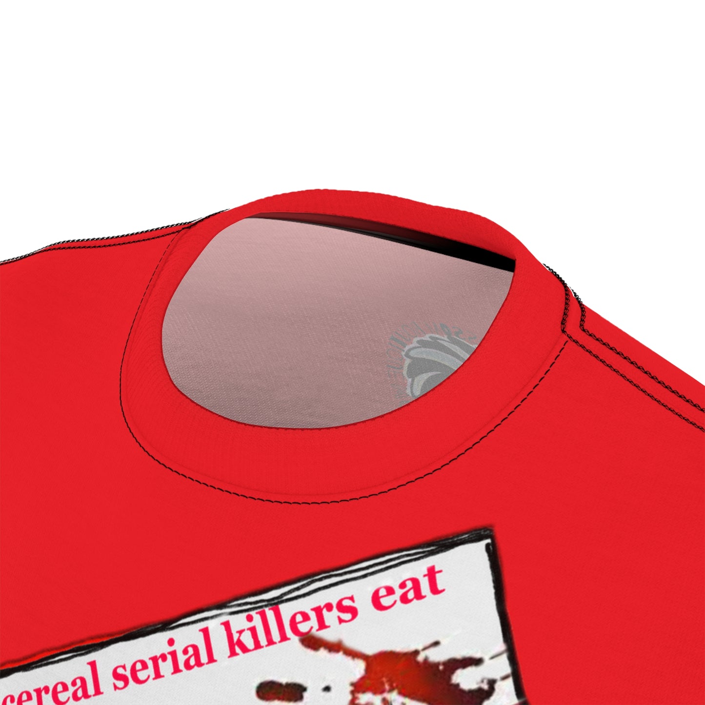 Serial Killer Flakes Full Print Red Tee