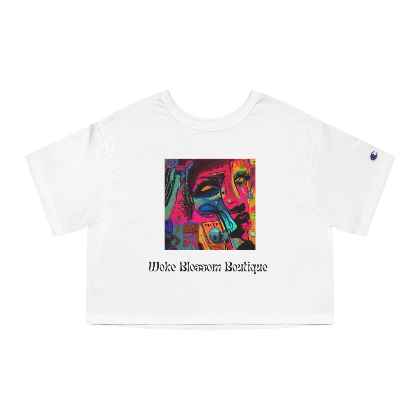 Neon Dreams Crop Tee