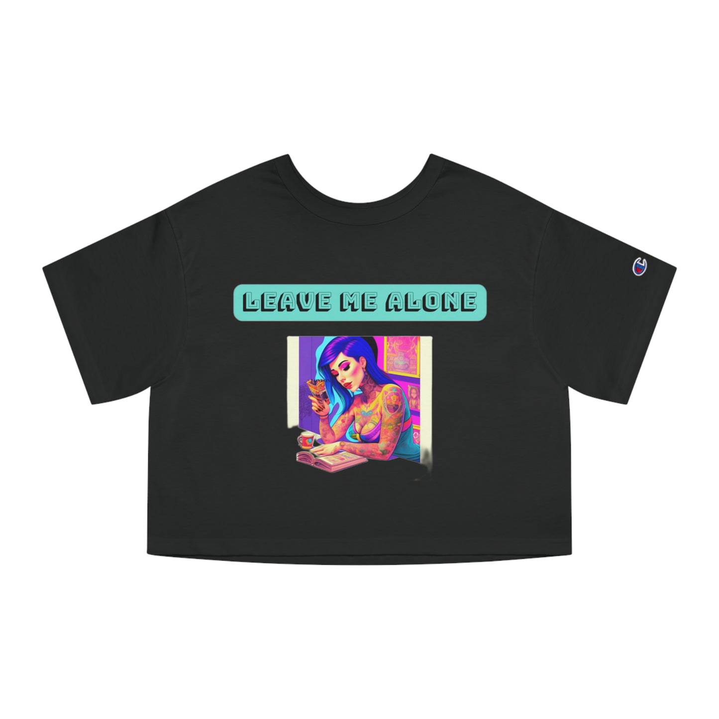 Leave Me Alone Crop Tee