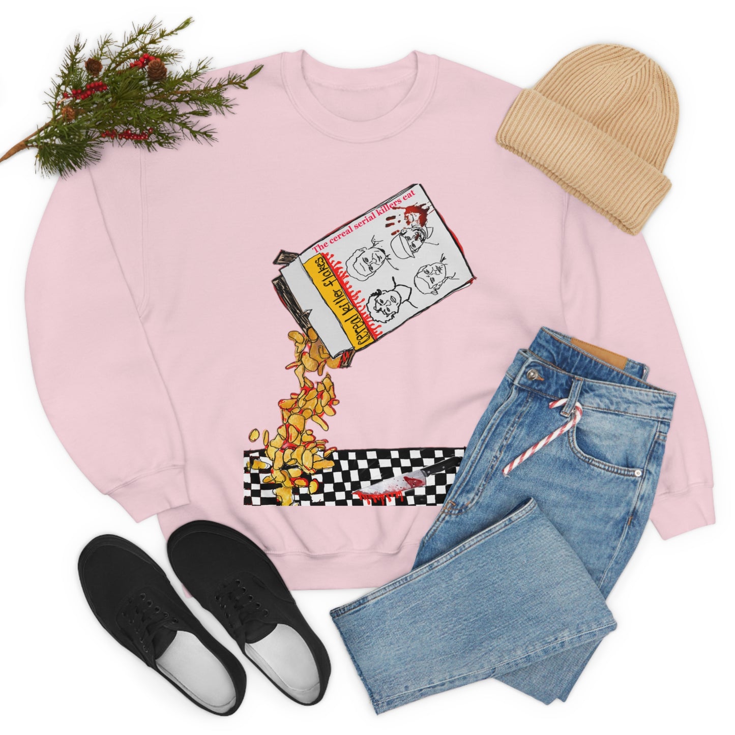 Serial Killer Flakes Crewneck