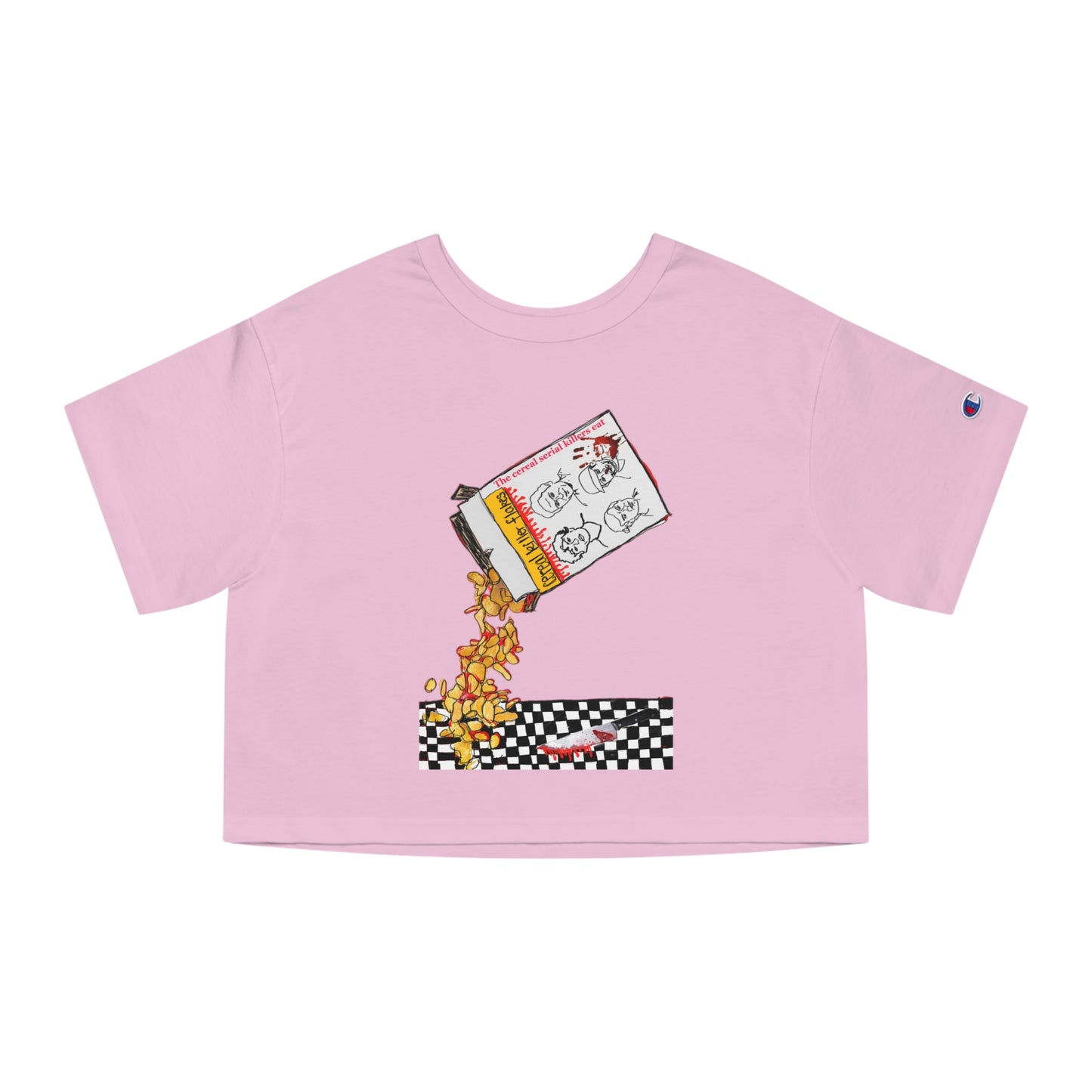 Serial Killer Flakes Crop Tee