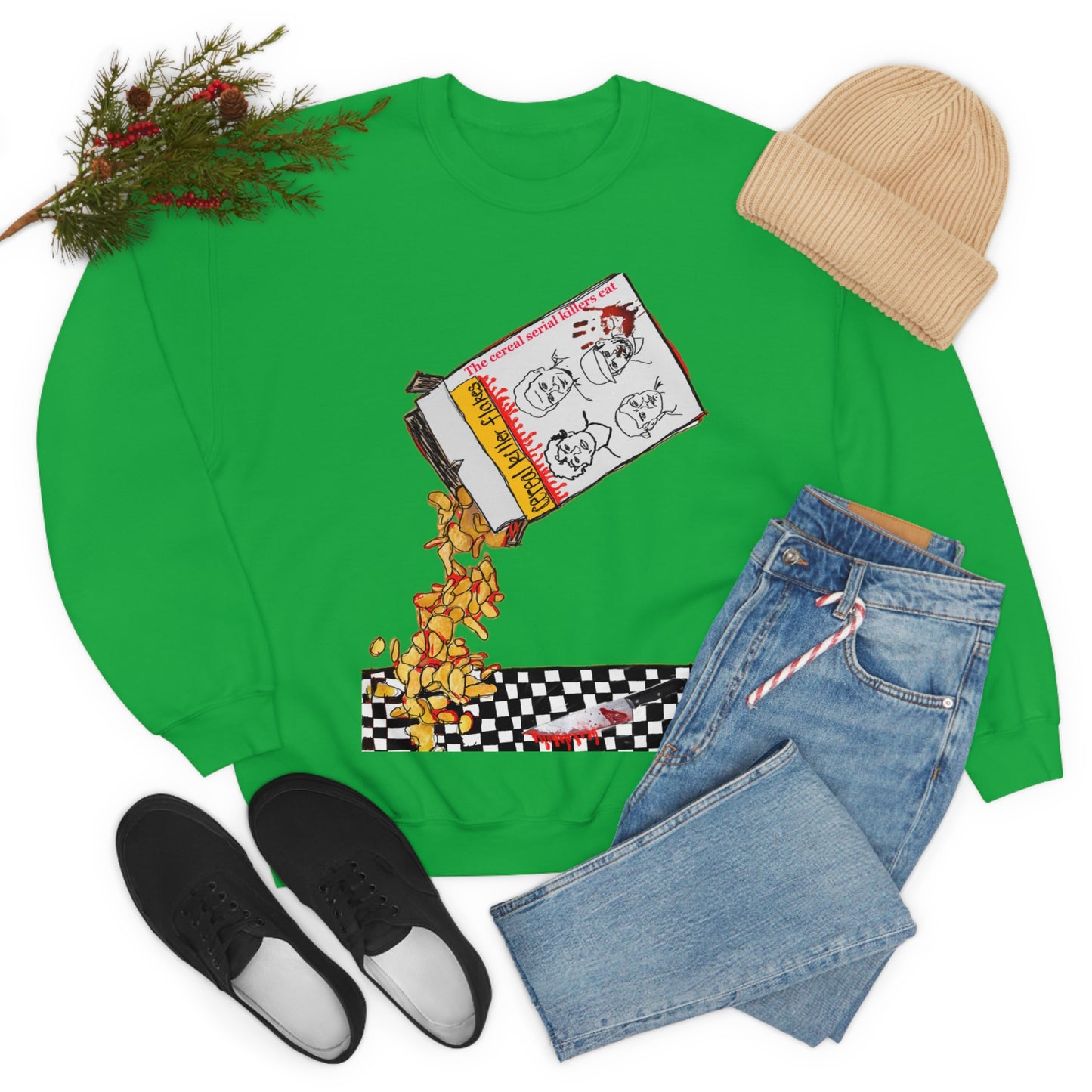 Serial Killer Flakes Crewneck