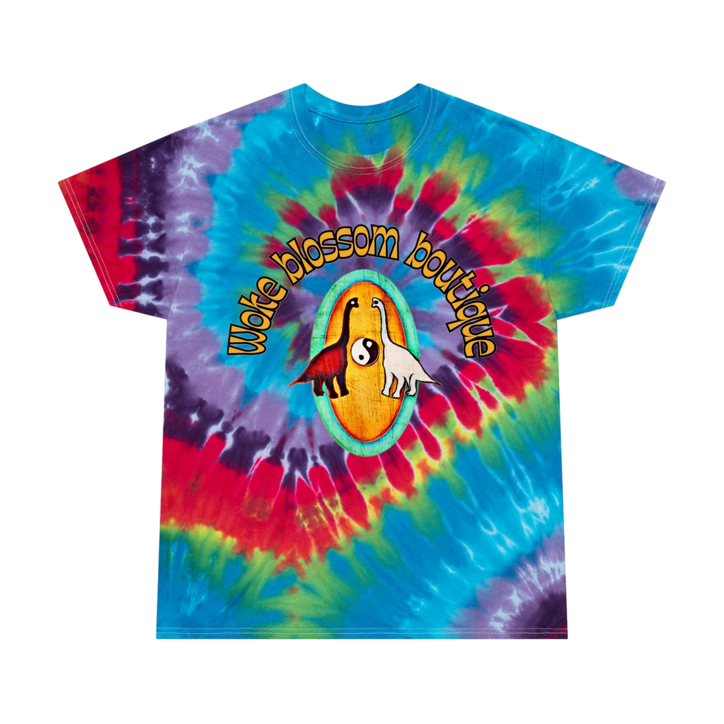 Dino Duality Tie-dyed Tee
