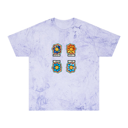 Elemental Flowers Tie-dyed Tee