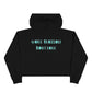 Elemental Flowers Crop Hoodie