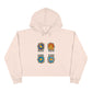 Elemental Flowers Crop Hoodie