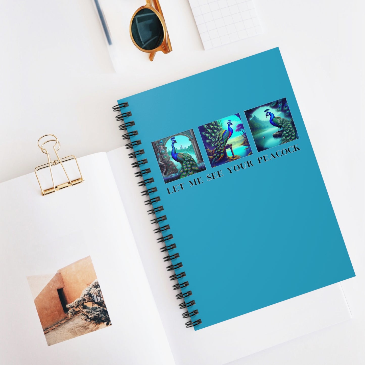 Let Me See Your Peacock Notebook