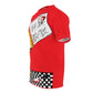Serial Killer Flakes Full Print Red Tee